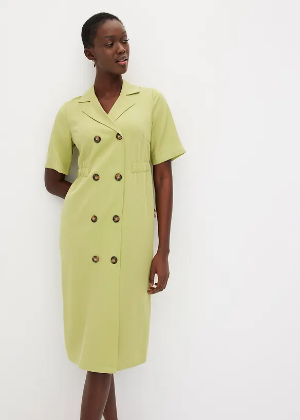 Abito in lyocell con collo a revers, bonprix