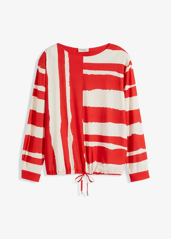 Maglia lunga con laccetto da annodare, bonprix