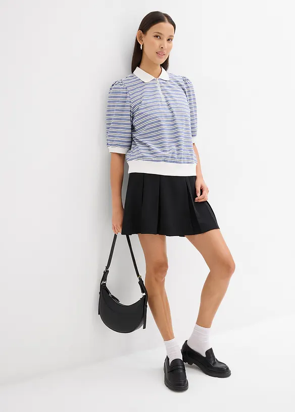 Polo con cerniera, bonprix