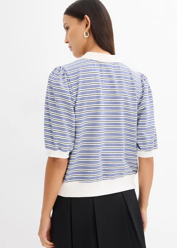 Polo con cerniera, bonprix