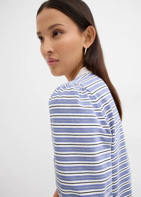 Polo con cerniera, bonprix
