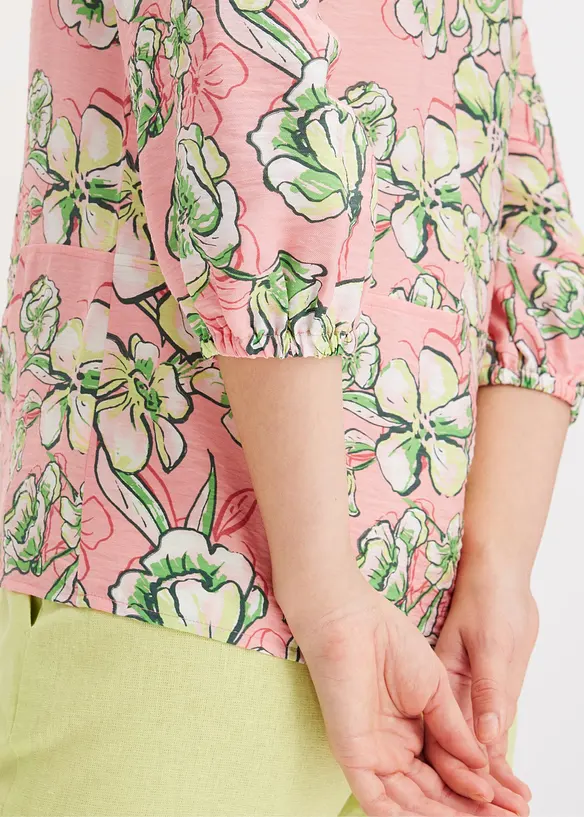 Blusa in fine tessuto misto viscosa, bonprix