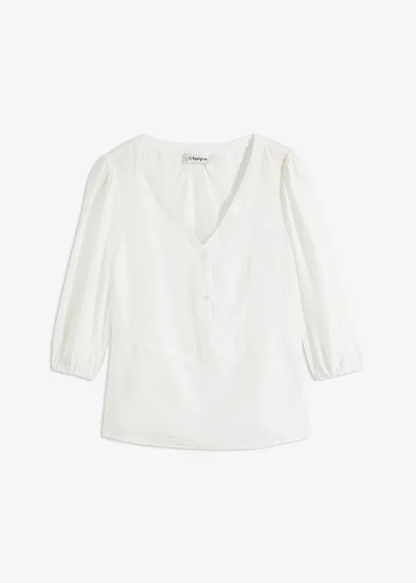 Blusa in fine tessuto misto viscosa, bonprix