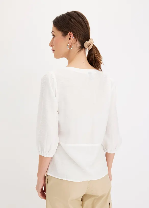 Blusa in fine tessuto misto viscosa, bonprix