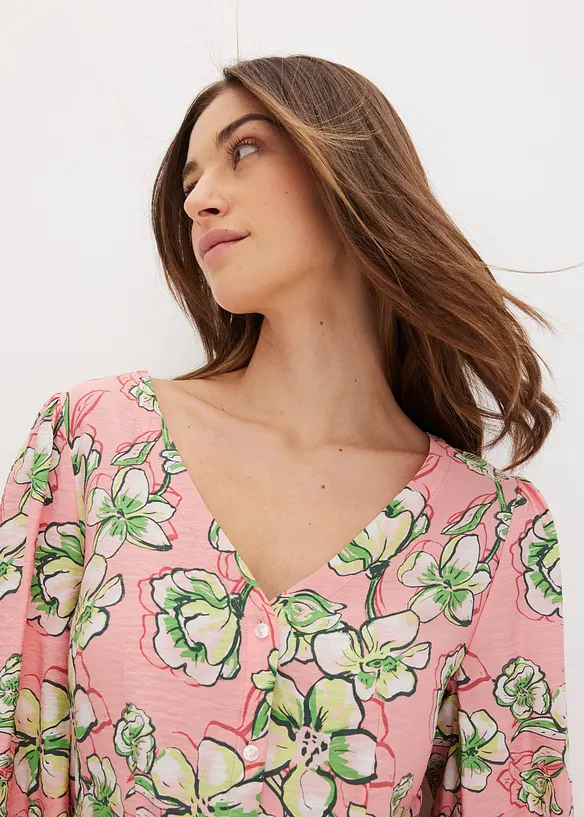 Blusa in fine tessuto misto viscosa, bonprix
