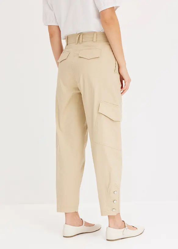 Pantaloni cargo larghi, bonprix