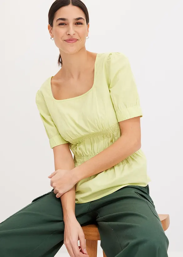 Blusa in puro cotone, bonprix