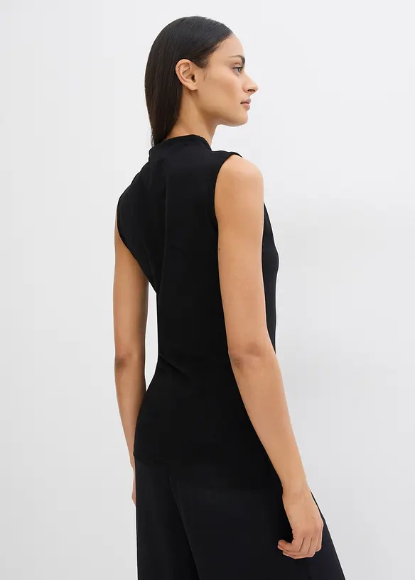 Top in misto cotone elasticizzato, bonprix