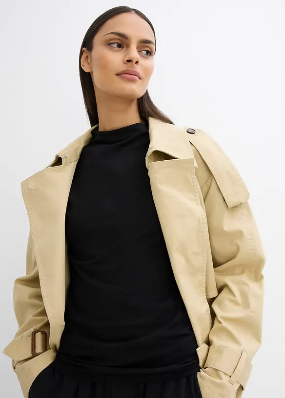 Top in misto cotone elasticizzato, bonprix