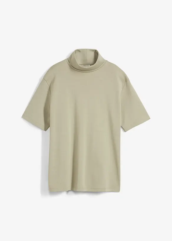 Maglia a collo alto in puro cotone biologico, bonprix