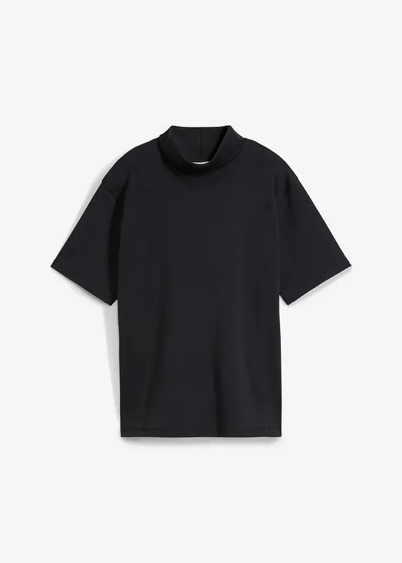 Maglia a collo alto in puro cotone biologico, bonprix