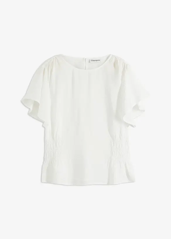 Blusa in misto viscosa morbido, bonprix