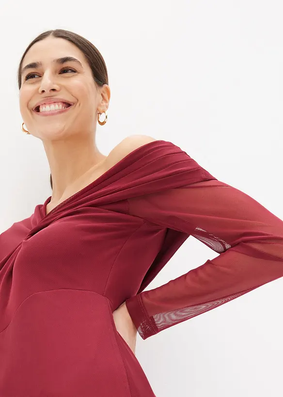 Abito midi aderente, bonprix