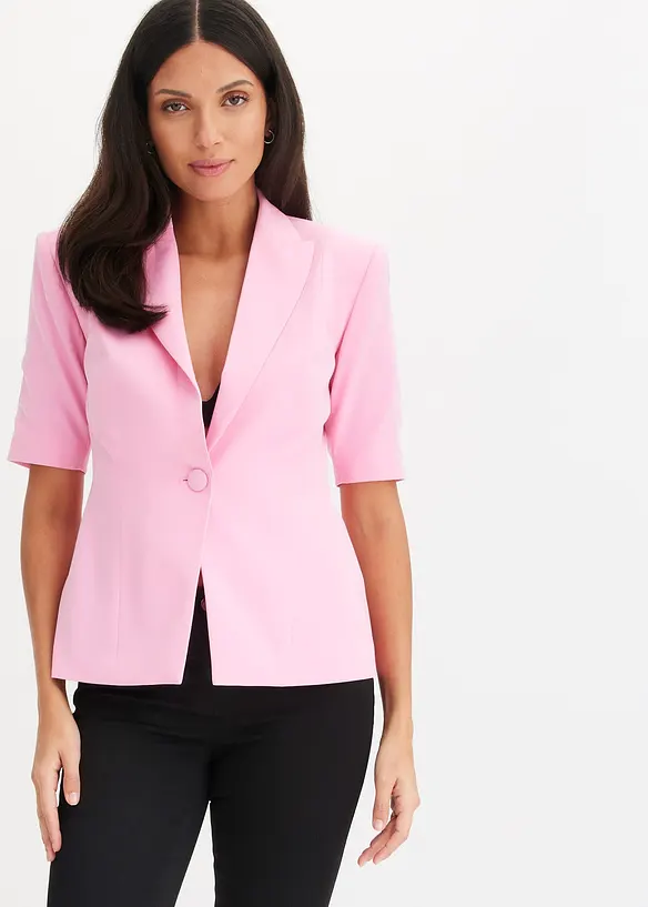 Blazer corto sfiancato, bonprix