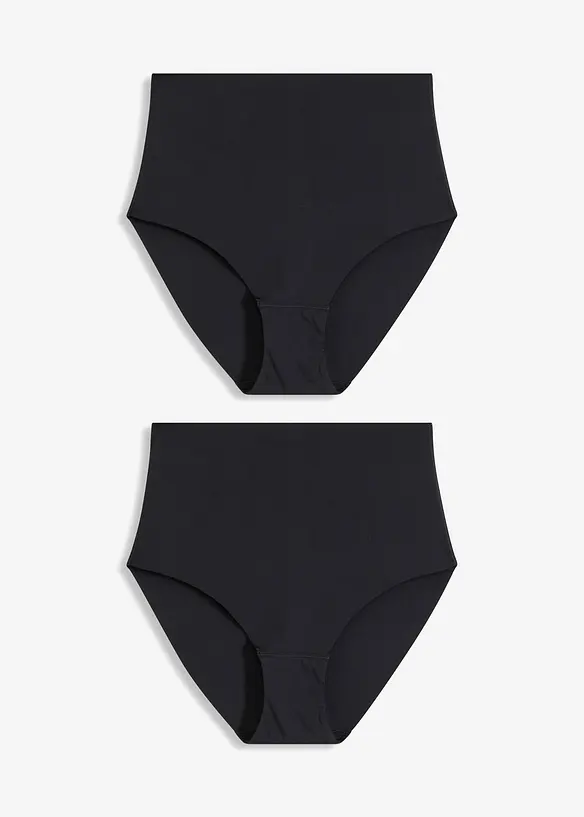 Slip contenitivo senza cuciture con effetto modellante leggero (pacco da 2), bonprix