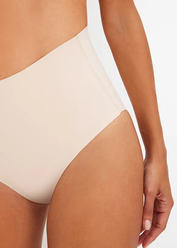 Slip contenitivo senza cuciture con effetto modellante leggero (pacco da 2), bonprix