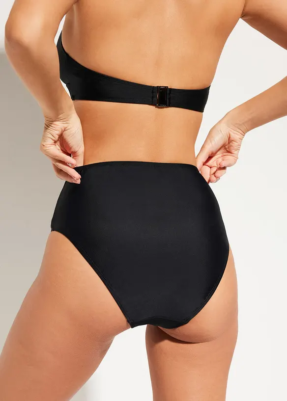 Slip per bikini sgambati a vita alta, bonprix