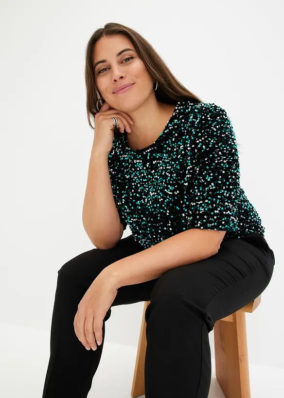 Maglia di paillettes, bonprix