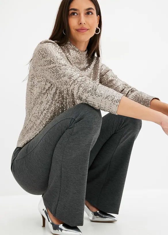 Pantaloni di jersey in punto di Roma, bonprix