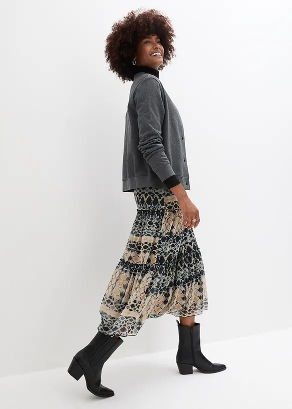 Gonna in mesh, bonprix