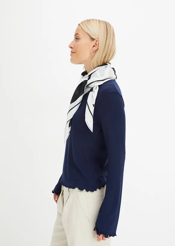 Maglia a maniche lunghe a coste, bonprix