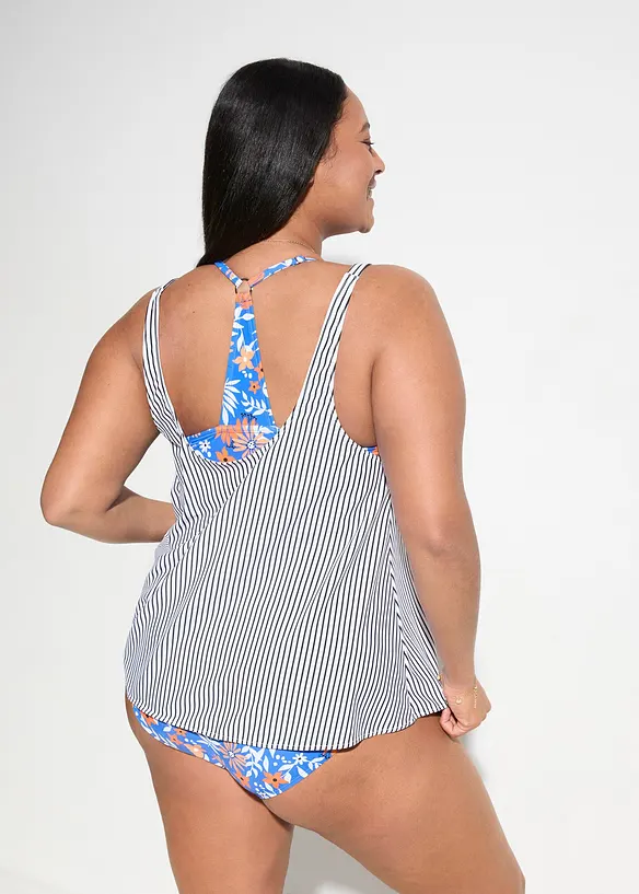 Tankini completo e reggiseno extra (set 3 pezzi), bonprix