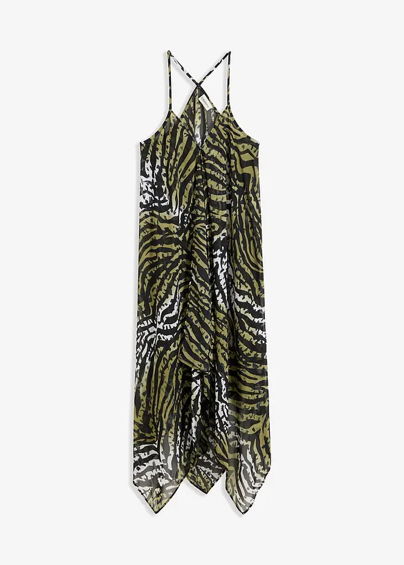 Abito lungo copricostume in chiffon, bonprix