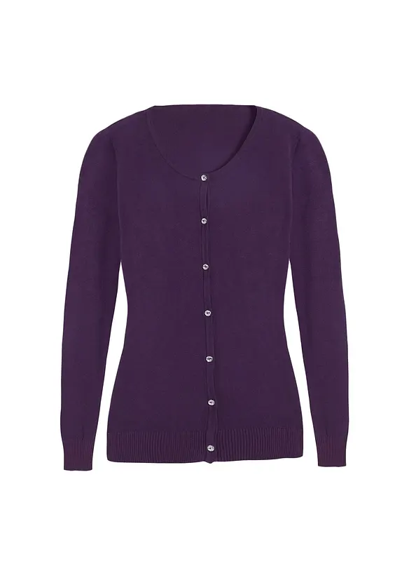 Cardigan in filato fine, bonprix