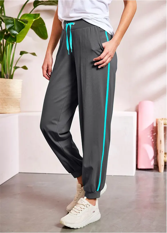 Pantaloni da jogging in misto cotone, bonprix
