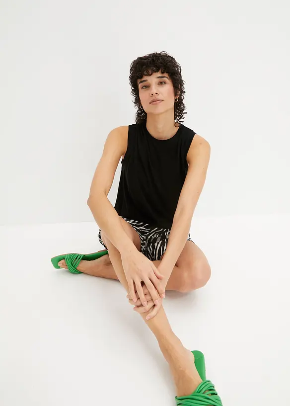 Maglia con drappeggio, bonprix