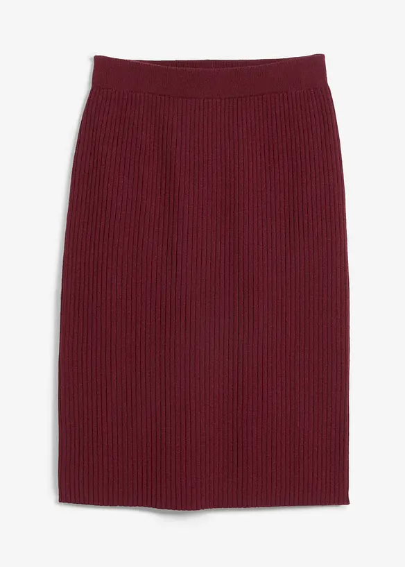 Gonna in maglia di misto viscosa morbido, bonprix