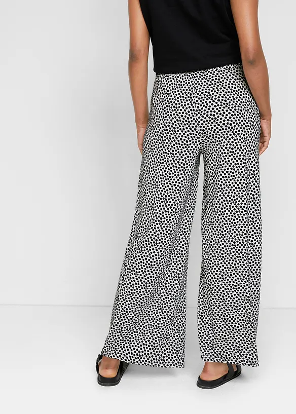 Pantaloni a palazzo in misto viscosa, bonprix