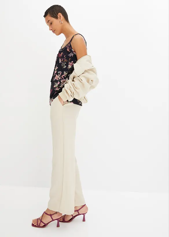 Top in jersey fantasia, bonprix