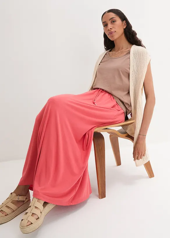 Gonna in jersey misto viscosa, bonprix