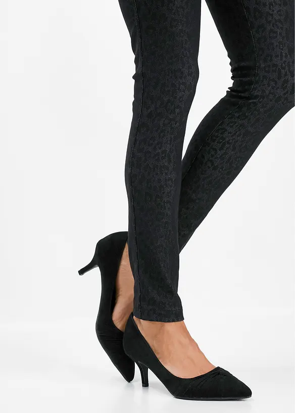 Jeggings leopardati, bonprix