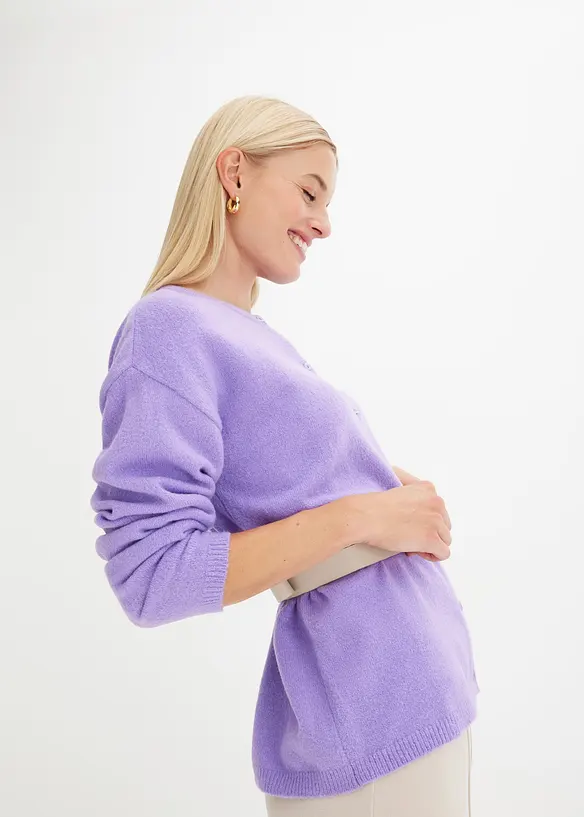 Cardigan in filato fine, bonprix