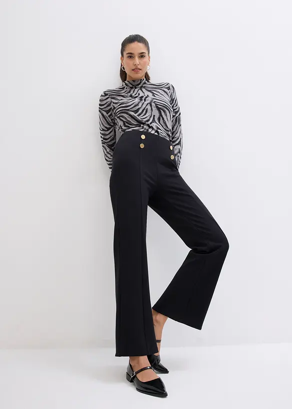Cappotto corto doppiopetto in simil lana, bonprix