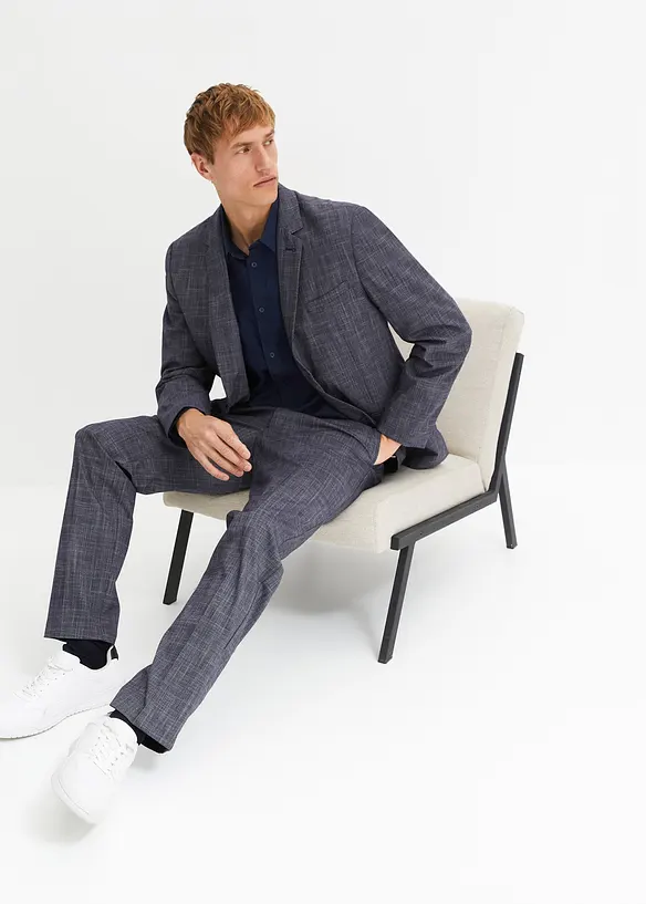 Completo regular fit (set 3 pezzi): giacca, pantaloni, cravatta, bonprix