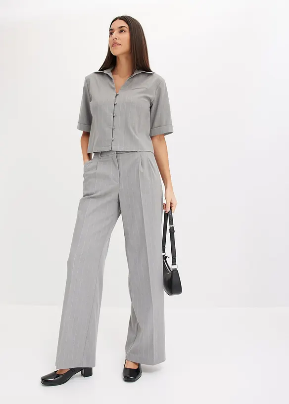 Camicetta gessata, bonprix