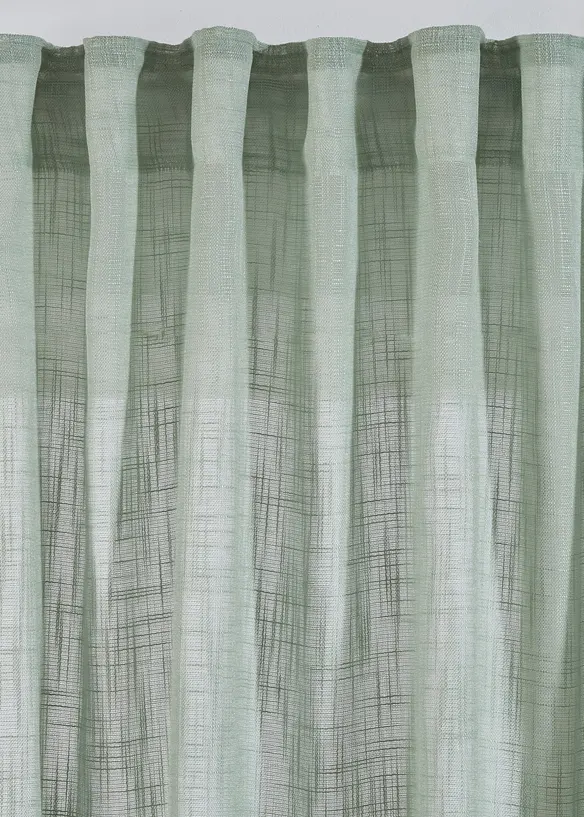 Tenda con tessuto strutturato (pacco da 2), bonprix