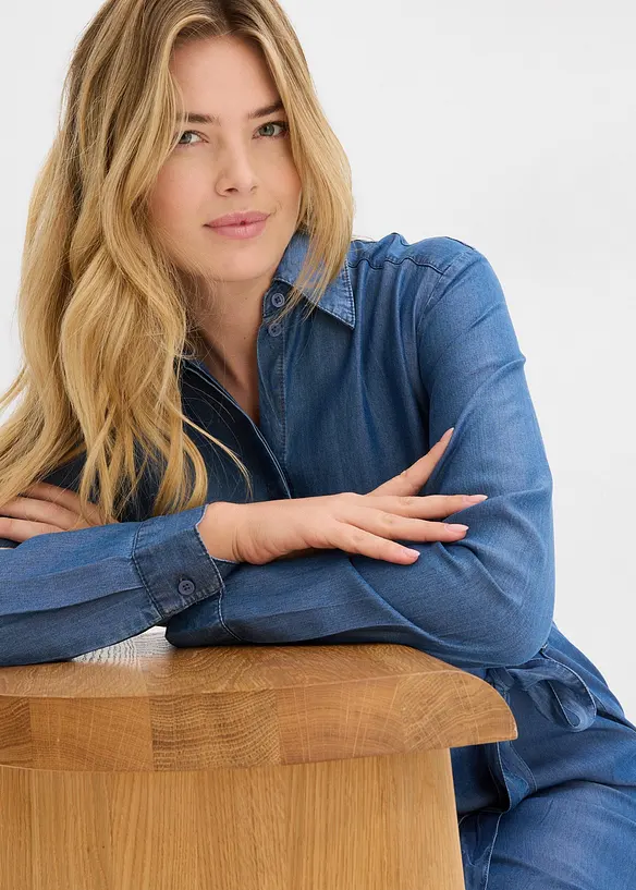 Abito di jeans in Lyocell, bonprix