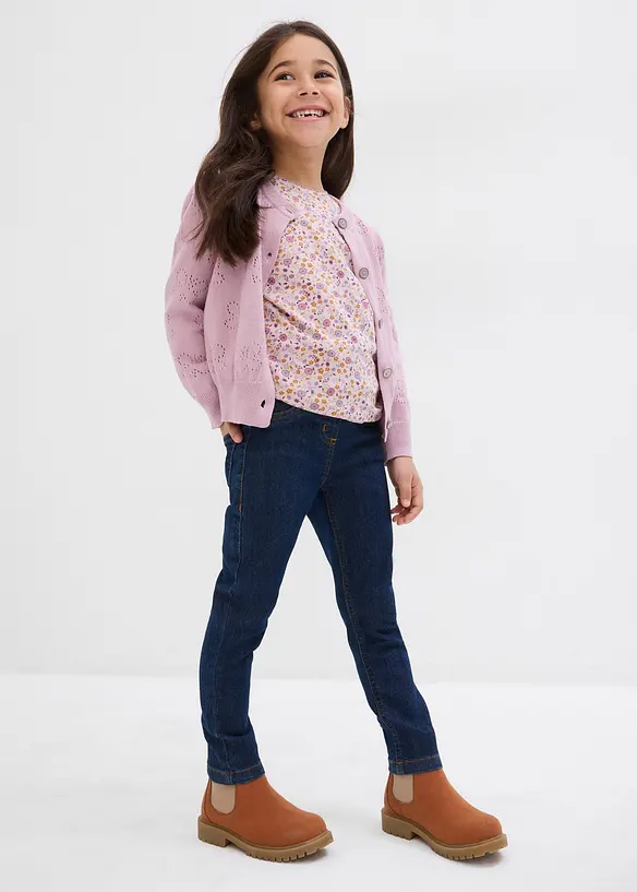 Jeggings mid waist con comodo elastico in vita, bonprix