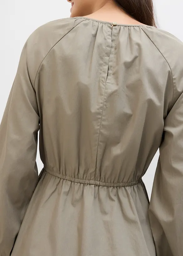 Abito stile blusa in puro cotone biologico, bonprix