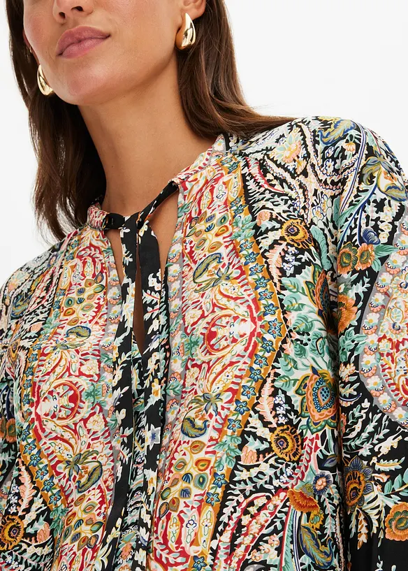 Blusa in satin fluente, bonprix