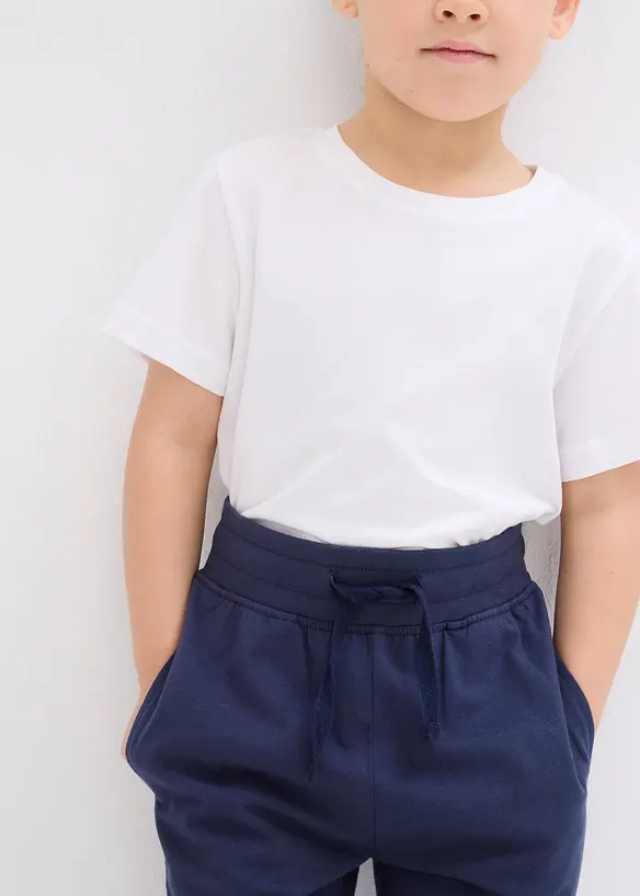 Pantaloni da jogging leggeri in puro cotone biologico, bonprix