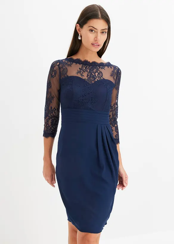 Abito con pizzo, bonprix