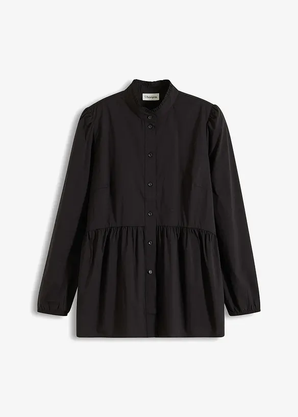 Camicetta lunga con arricciatura, bonprix