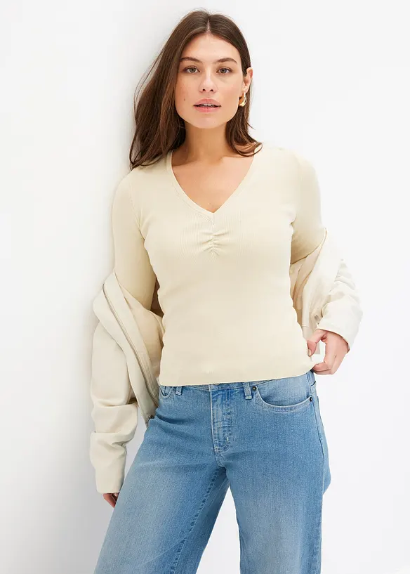 Maglione in filato fine, bonprix