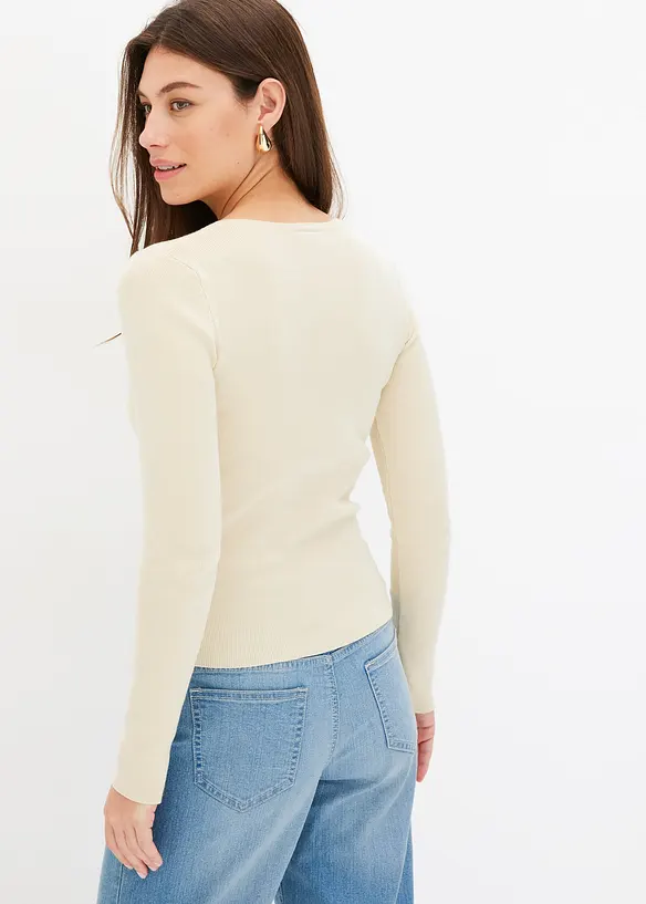 Maglione in filato fine, bonprix