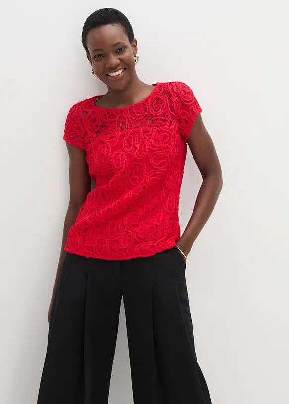 Maglia in pizzo, bonprix